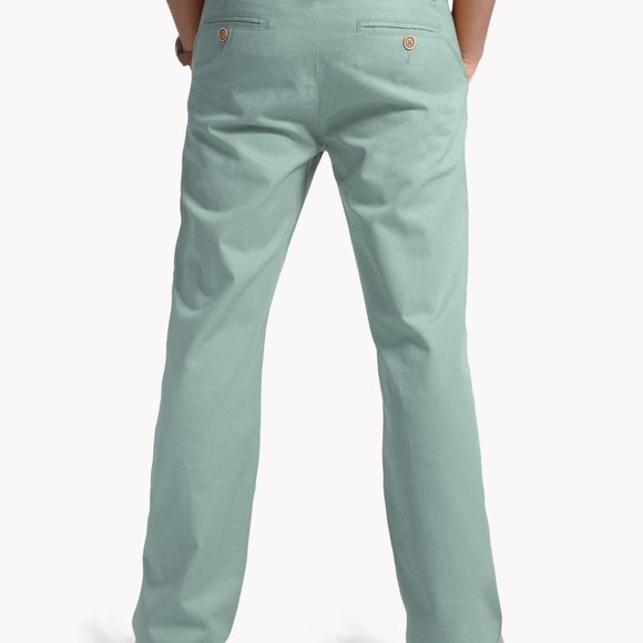 OLGYN Men’s Straight Pocket Acqua Chino Pants - Picture 2 of 4